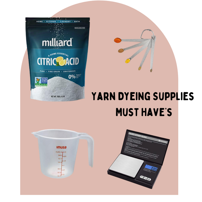 Yarn Dyeing Supplies For A Beginner