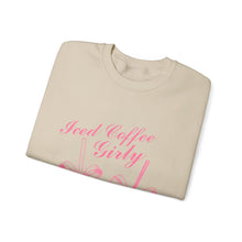 Load image into Gallery viewer, Ice Coffee Girly Crewneck Sweatshirt
