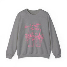 Load image into Gallery viewer, Ice Coffee Girly Crewneck Sweatshirt
