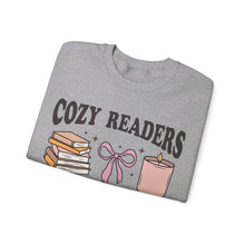 Load image into Gallery viewer, Cozy Readers Bookish Club Crewneck Sweatshirt
