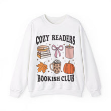 Load image into Gallery viewer, Cozy Readers Bookish Club Crewneck Sweatshirt
