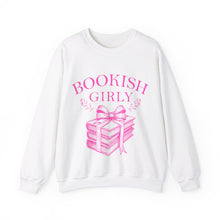 Load image into Gallery viewer, Bookish Girly Crewneck Sweatshirt
