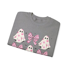 Load image into Gallery viewer, Pink Coquette Halloween  Crewneck Sweatshirt
