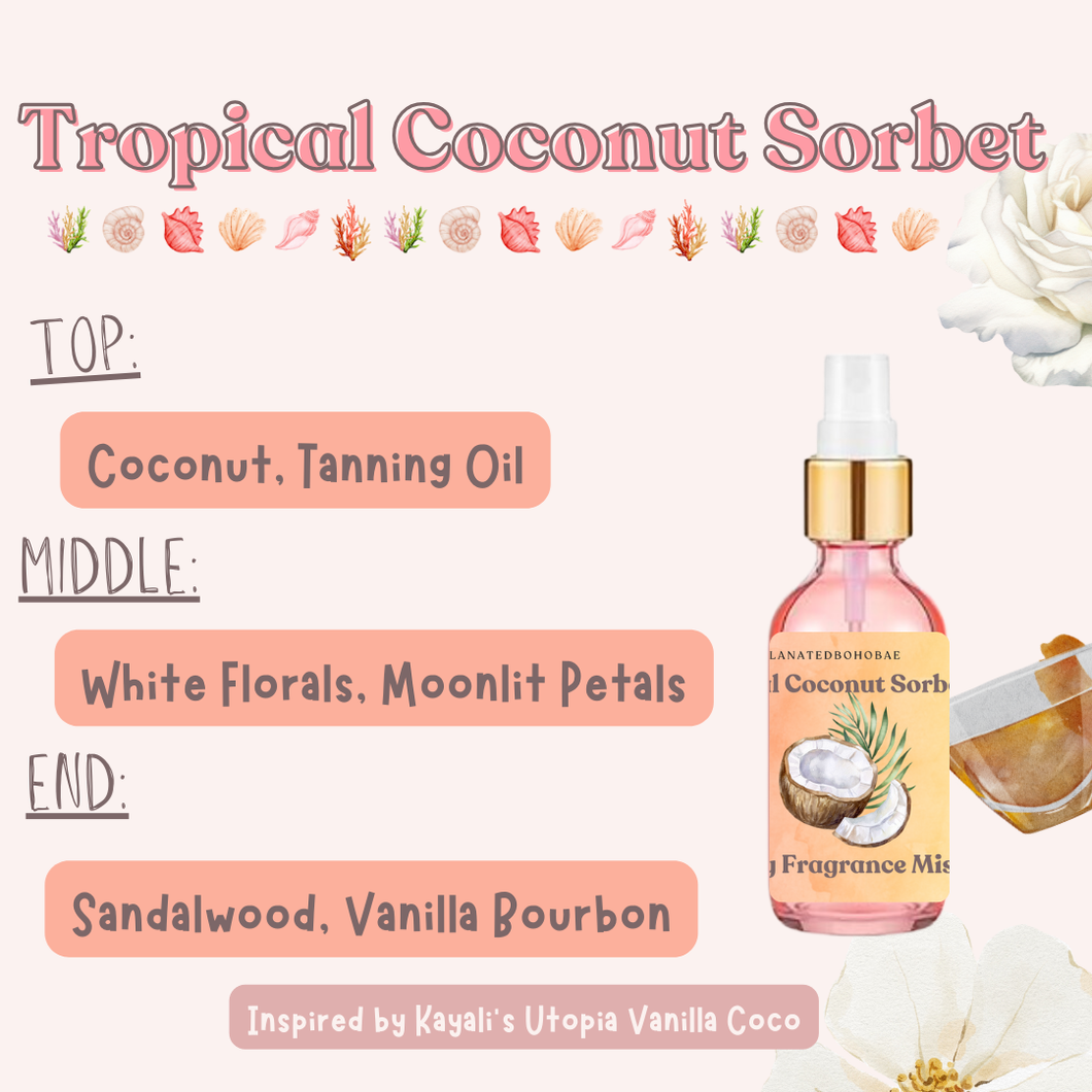 Tropical Coconut Sorbet