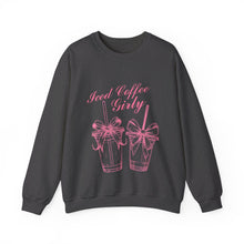 Load image into Gallery viewer, Ice Coffee Girly Crewneck Sweatshirt
