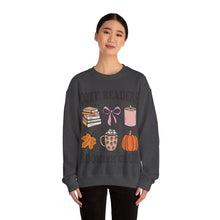 Load image into Gallery viewer, Cozy Readers Bookish Club Crewneck Sweatshirt
