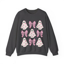 Load image into Gallery viewer, Pink Coquette Halloween  Crewneck Sweatshirt
