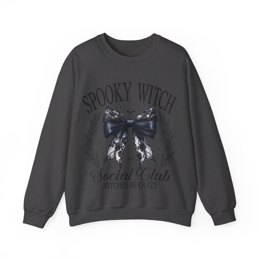 Spooky Witch Club Crewneck Sweatshirt