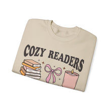 Load image into Gallery viewer, Cozy Readers Bookish Club Crewneck Sweatshirt
