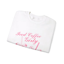 Load image into Gallery viewer, Ice Coffee Girly Crewneck Sweatshirt
