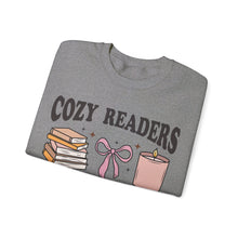 Load image into Gallery viewer, Cozy Readers Bookish Club Crewneck Sweatshirt
