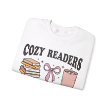 Load image into Gallery viewer, Cozy Readers Bookish Club Crewneck Sweatshirt
