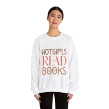 Load image into Gallery viewer, Hot Girls Read Books Crewneck Sweatshirt
