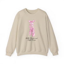 Load image into Gallery viewer, Ballet Dreams and Cozy Things Crewneck Sweatshirt
