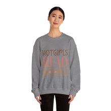 Load image into Gallery viewer, Hot Girls Read Books Crewneck Sweatshirt
