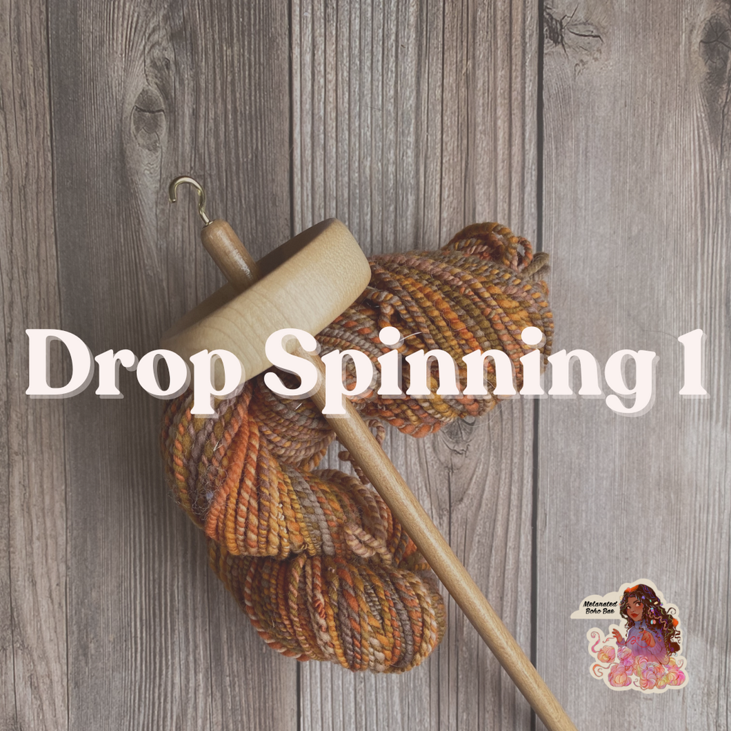 Learn to spin on the drop spindle!