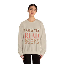 Load image into Gallery viewer, Hot Girls Read Books Crewneck Sweatshirt
