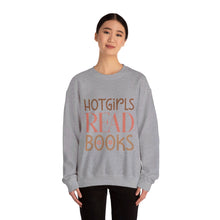 Load image into Gallery viewer, Hot Girls Read Books Crewneck Sweatshirt
