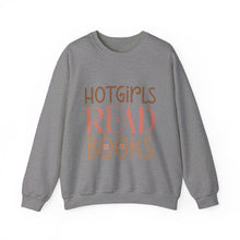 Load image into Gallery viewer, Hot Girls Read Books Crewneck Sweatshirt
